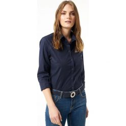 Jimmy Sanders koszula damska S ciemnoniebieska. Niebieskie koszule damskie Jimmy Sanders, s, bez wzorów, klasyczne, bez kołnierzyka, bez ramiączek. Za 169.00 zł.