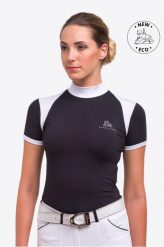 Koszulka wyścigowa damska Black Jack. Białe t-shirty damskie CAVALLIERA, l, bez wzorów, z bawełny, bez kołnierzyka. Za 219.00 zł.