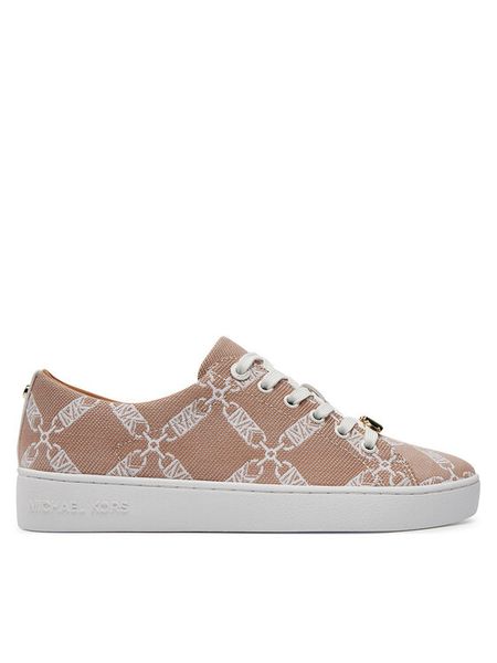MICHAEL Michael Kors Tenisówki Keaton 43R4KTFS1Y Różowy. Czerwone trampki i tenisówki damskie MICHAEL Michael Kors, bez wzorów, z materiału. Za 449.99 zł.