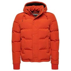 Kurtka puchowa z kapturem Superdry Everest. Brązowe kurtki męskie Superdry., m, z aplikacjami, z elastanu, klasyczne, z kapturem. Za 716.50 zł.