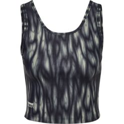 Damski tank top Hummel Aop Intensity. Zielone topy damskie HUMMEL, bez wzorów, z materiału, bez kołnierzyka. Za 203.50 zł.