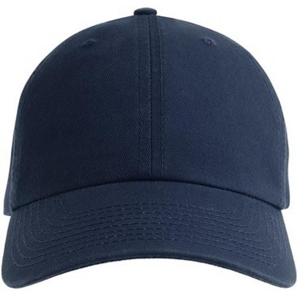 6panelowa Czapka Z Daszkiem Z Bawełny Organicznej Dla Dorosłych Unisex. Niebieskie czapki z daszkiem damskie ATLANTIS, bez wzorów, z bawełny. Za 65.99 zł.