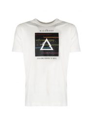 John Richmond T-Shirt | HMP25025TS | Mężczyzna | Biały. Białe t-shirty męskie John Richmond, m, bez wzorów, z bawełny, bez kołnierzyka. W wyprzedaży za 179.00 zł.