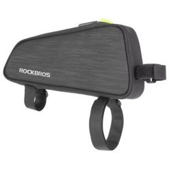 Sakwa, torba rowerowa na ramę ROCKBROS (301800450001) wodoodporna. Czarne torebki klasyczne damskie ROCKBROS, bez wzorów, bez dodatków. Za 41.00 zł.