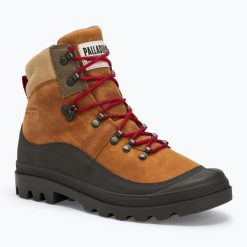 Buty męskie Palladium Pallabrousse Hkr Wp+ surf tan. Brązowe buty trekkingowe męskie Palladium, bez zapięcia, trekkingowe. Za 609.99 zł.
