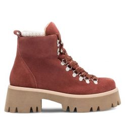 Trapery Lasocki. Czerwone trapery damskie Lasocki, bez obcasa. Za 329.99 zł.