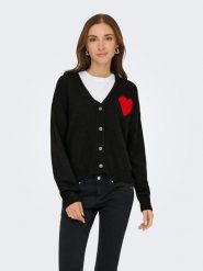 JDY Kardigan w kolorze czarnym rozmiar: XS. Czarne kardigany damskie JDY, xs, bez wzorów. Za 100.28 zł.