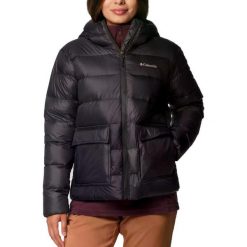 Kurtka COLUMBIA HARMONY FALLS HOODED DOWN Czarny. Czarne kurtki damskie Columbia, bez wzorów, z syntetyku, bez kaptura. W wyprzedaży za 782.85 zł.