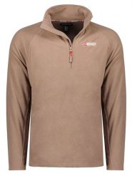 Geographical Norway Bluza polarowa "Tug" w kolorze szarobrązowym rozmiar: L. Brązowe bluzy bez kaptura męskie Geographical Norway, l, z materiału. Za 80.33 zł.