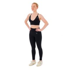 Damski zestaw sportowy Xtreme - legginsy + biustonosz sportowy - Czarny. Czarne biustonosze sportowe damskie XTREME SOCKSWEAR, s, bez wzorów, z materiału, z podwyższonym stanem, na fitness i siłownię. Za 190.74 zł.