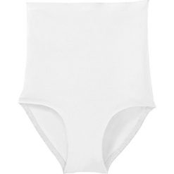 Bezszwowe figi wyszczuplające Level 1 bonprix biały. Białe bielizna wyszczuplająca bonprix, z bawełny. Za 49.99 zł.