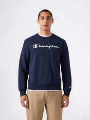 Champion Bluza w kolorze granatowym rozmiar: XL. Niebieskie bluzy bez kaptura męskie CHAMPION, xl. Za 149.95 zł.