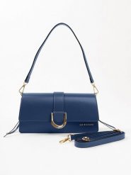 Lia Biassoni Skórzana torebka "Saraceno" w kolorze granatowym - 27 x 14 x 6 cm rozmiar: onesize. Niebieskie torebki klasyczne damskie Lia Biassoni, bez wzorów, z materiału, bez dodatków. Za 282.99 zł.