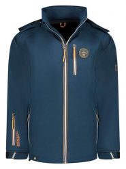 Geographical Norway Kurtka softshellowa "Tabim" w kolorze granatowym rozmiar: L. Niebieskie kurtki outdoor męskie Geographical Norway, l, bez wzorów, bez kaptura. Za 183.59 zł.