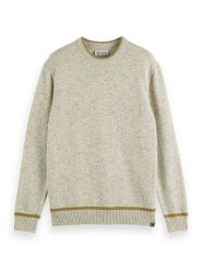 Scotch & Soda Sweter w kolorze beżowym rozmiar: XL. Brązowe swetry męskie Scotch & Soda, xl, bez wzorów, z bawełny, bez kołnierzyka. Za 175.67 zł.