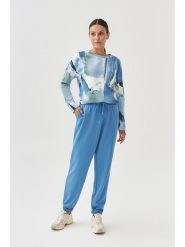 TATUUM Spodnie w kolorze błękitnym rozmiar: L. Niebieskie spodnie materiałowe damskie Tatuum, bez wzorów, z materiału. Za 117.45 zł.