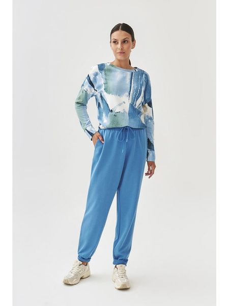 TATUUM Spodnie w kolorze błękitnym rozmiar: L. Niebieskie spodnie materiałowe damskie Tatuum, bez wzorów, z materiału. Za 122.67 zł.