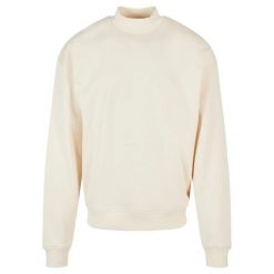 Sweter Męski Z Karczkiem. Brązowe swetry męskie Urban Classics, m, bez wzorów, bez kołnierzyka. Za 189.99 zł.