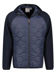 Geographical Norway Kurtka polarowa "Tenesso" w kolorze granatowym rozmiar: M. Niebieskie kurtki męskie Geographical Norway, m, bez wzorów, z polaru, bez kaptura. Za 192.33 zł.