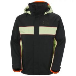 Kurtka narciarska Helly Hansen ULLR D 2.0. Czarne kurtki męskie Helly Hansen, na lato, m, bez wzorów, z poliamidu, retro, bez kaptura. Za 982.50 zł.