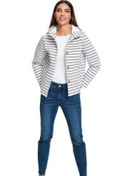 Heine Bluza w kolorze biało-szarym rozmiar: 46. Białe bluzy z kapturem damskie Heine. Za 78.28 zł.