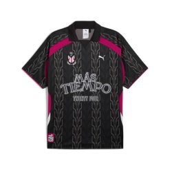 Koszulka Puma X Más Tiempo Twenty Four. Czarne t-shirty sportowe męskie Puma, na lato, l, z elastanu, bez ramiączek, do piłki nożnej. Za 305.40 zł.