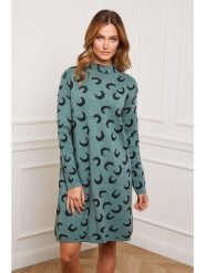 Joséfine Sukienka dzianinowa "Gibraltar" w kolorze zielonym rozmiar: M. Zielone sukienki damskie Joséfine, m, bez wzorów, z dzianiny, bez kołnierzyka, bez ramiączek, mini. Za 229.95 zł.