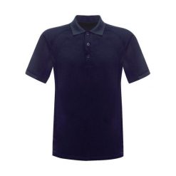 Męska Koszulka Polo Coolweave Odprowadzająca Wilgoć. Niebieskie koszulki polo męskie Regatta, m, bez wzorów, bez ramiączek. Za 73.99 zł.