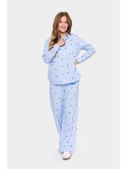 SAINT TROPEZ Koszula w kolorze błękitnym rozmiar: XXL. Niebieskie koszule damskie Saint Tropez, xxl, bez wzorów, z bawełny, bez kołnierzyka, bez ramiączek. Za 126.99 zł.