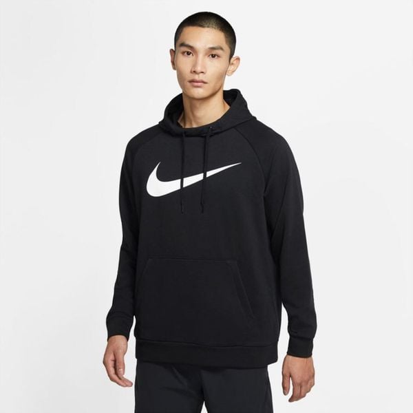 Bluza sportowa męska Nike Drifit. Czarne bluzy sportowe męskie Nike, bez wzorów, sportowe, bez kołnierzyka, bez ramiączek. Za 269.00 zł.