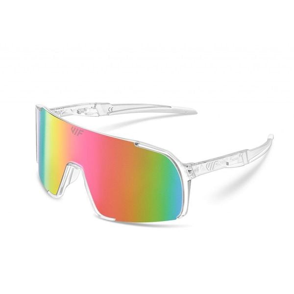 Uniwersalne sportowe okulary fotochromowe VIF One Transparent. Czerwone okulary przeciwsłoneczne męskie VIF, z gumy. Za 379.00 zł.
