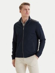 Bugatti Bluza 8750-15123E Granatowy Regular Fit. Niebieskie bluzy bez kaptura męskie Bugatti, m, z bawełny. Za 729.99 zł.