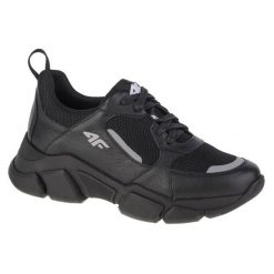 Buty 4F Wmn's Casual H4L-OBDL254-21S czarne. Czarne buty sportowe na co dzień damskie bez wzorów, z gumy. Za 401.52 zł.