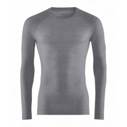 Koszulka z długim rękawem Falke Wool-Tech Light. Szare koszulki męskie z długim rękawem Falke, m, z elastanu. Za 475.50 zł.