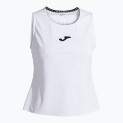 Koszulka tenisowa damska Joma Challenge. Białe bluzki damskie Joma, m, bez wzorów, bez ramiączek. Za 99.99 zł.