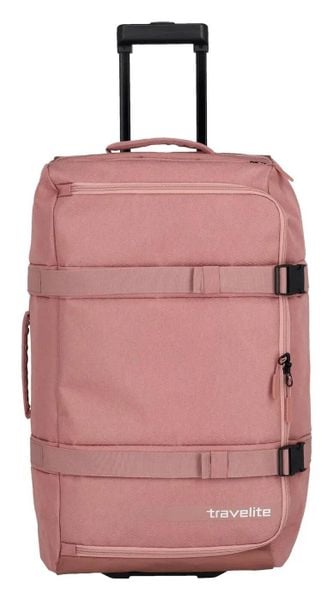 Torba podróżna na kółkach Kick Off L 65 L dla dorosłych unisex. Czerwone torebki klasyczne damskie Travelite, bez wzorów, z materiału, bez dodatków. Za 346.00 zł.