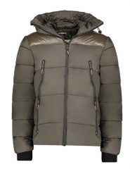 Geographical Norway Kurtka zimowa "Bayou" w kolorze khaki rozmiar: S. Brązowe kurtki męskie Geographical Norway, na zimę, s, bez wzorów, bez kaptura. Za 196.24 zł.