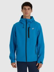 4F Чоловіча вітрозахисна Softshell куртка мембрана 8000 - синя L. Kurtki softshell damskie 4f, l, bez wzorów, z softshellu, bez kaptura. W wyprzedaży za 3,599.90 zł.