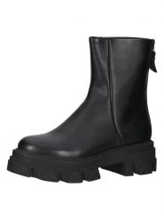 Steve Madden Skórzane botki w kolorze czarnym rozmiar: 38. Czarne botki damskie Steve Madden, bez obcasa, bez zapięcia. Za 300.08 zł.