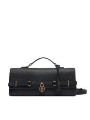 Tommy Hilfiger Torebka American Icon Clutch AW0AW19214 Czarny. Czarne torebki klasyczne damskie Tommy Hilfiger, bez wzorów, ze skóry, bez dodatków. Za 1,099.00 zł.