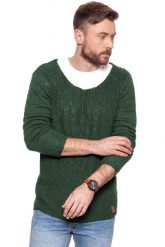 MĘSKI SWETER Anerkjendt TOM DUFFEL BAG 8.513.212. Swetry męskie Anerkjendt, m, bez wzorów, bez kołnierzyka. W wyprzedaży za 39.99 zł.