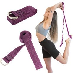 Fit.me Pasek do jogi Fioletowy. Fioletowe paski damskie FIT.ME, bez wzorów, sportowe. Za 34.99 zł.