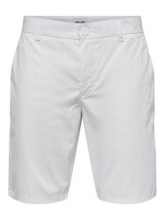 Only & Sons Szorty materiałowe Skal 22034682 Écru Slim Fit. Szorty męskie Only & Sons, bez wzorów, z materiału. Za 89.99 zł.