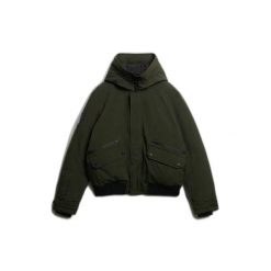 Kurtka puchowa Superdry Bomber rembourré City. Zielone kurtki męskie Superdry., xl, z aplikacjami, z materiału, eleganckie, bez kaptura. Za 660.90 zł.
