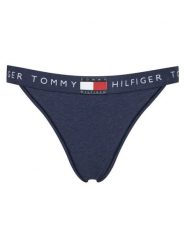 Tommy Hilfiger Stringi UW0UW06095 Granatowy. Niebieskie stringi damskie Tommy Hilfiger, m, bez wzorów, z bawełny. Za 69.99 zł.