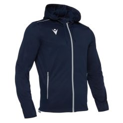 Bluza z kapturem zapinana na zamek błyskawiczny Macron freyr. Niebieskie bluzy z kapturem męskie Macron, xl, z lycry. Za 256.00 zł.