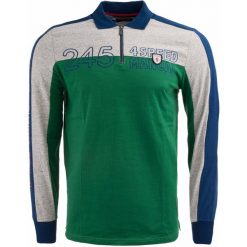 Męska koszulka rugby half-zip 100% bawełna colorblocking L. Fioletowe koszulki męskie z długim rękawem MEN'S HEALTH, l, z bawełny. Za 196.99 zł.