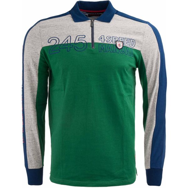 Męska koszulka rugby half-zip 100% bawełna colorblocking L. Fioletowe koszulki męskie z długim rękawem MEN'S HEALTH, l, z bawełny. Za 51.99 zł.