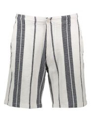 SELECTED HOMME Szorty w kolorze biało-granatowym rozmiar: M. Białe szorty męskie Selected Homme, bez wzorów, z bawełny. Za 82.99 zł.