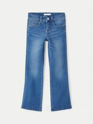 NAME IT Jeansy 13208876 Niebieski Skinny Fit. Niebieskie spodnie dziewczęce Name it, z bawełny. Za 79.99 zł.